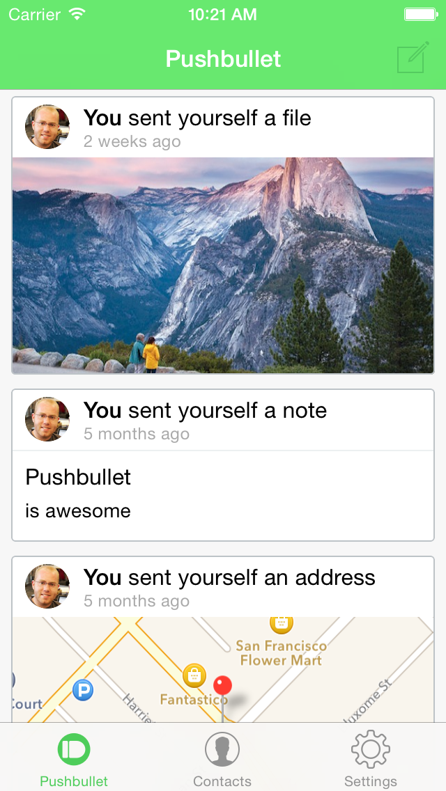 pushbullet iphone