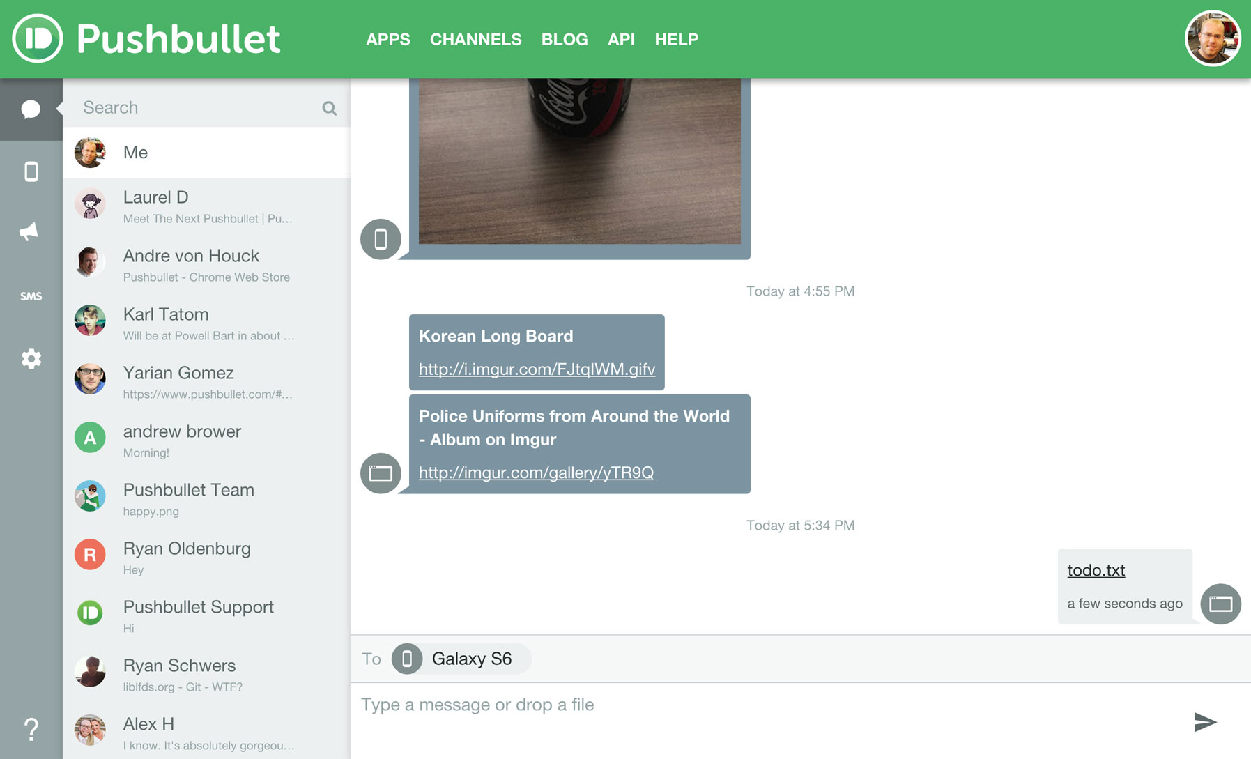 airdroid vs mightytext vs pushbullet